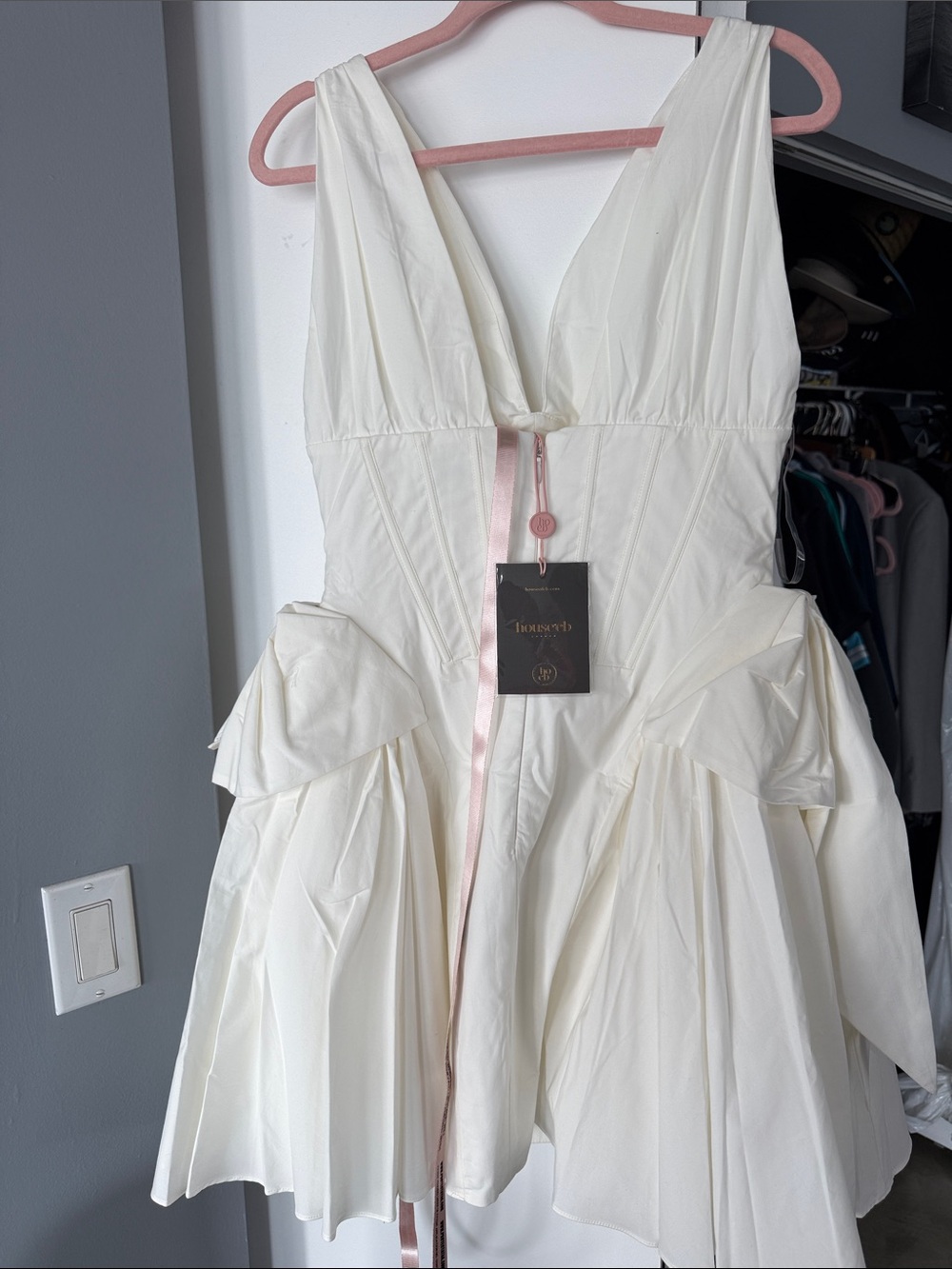 House of CB White Corset Amalia Dress - Picture 5 of 6